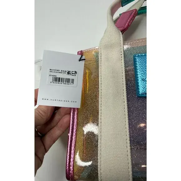 Kurt Geiger London extra small vinyl southbank tote bag - Picture 4 of 13